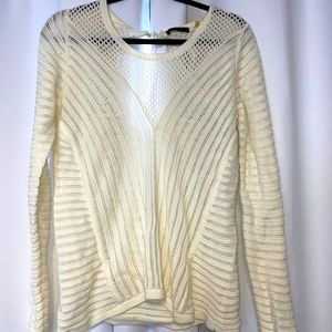 Dex knit sweater with open back